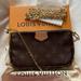 Louis Vuitton Bags | Louis Vuitton Monogram Small Pochette Accessoires Clutch Wristlet Bnib | Color: Brown/Gold | Size: L 18.5 X H 10,5 X W 3 Cm