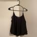 Free People Tops | Intimately Free People Black Spaghetti Strap Sparkly Top | Color: Black | Size: S