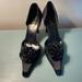 Kate Spade Shoes | Kate Spade Black Satin Heels | Color: Black | Size: 9