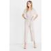 Madewell Pants & Jumpsuits | Madewell Striped Puff-Sleeve Tapered Jumpsuit | Color: Pink | Size: 4