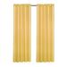 Eider & Ivory™ Wiegand Luxurious Solid Semi-Sheer Rod Pocket Curtain Panels Polyester in Yellow | 84 H x 52 W in | Wayfair