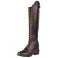Eliza Lace Up Tall Boot by SmartPak - 6 - Dark Brown - Smartpak