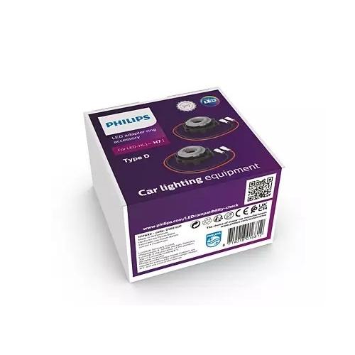 PHILIPS Adapterring H7 LED type D (2stk.) Lampenfassung, Hauptscheinwerfer 11176X2