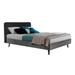 Mohave Mid Century Tundra Grey Acacia Platform Bed