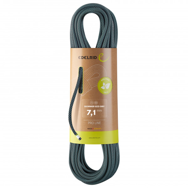 Edelrid - Skimmer Eco Dry 7,1 - Halbseil Länge 30 m beige