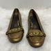 Coach Shoes | Coach Katrin Bronze Leather Turn Lock Loafers "Size 8.5 | Color: Brown/Tan | Size: 8.5