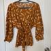 Anthropologie Tops | Anthropologie Floral Blouse | Color: Orange | Size: S