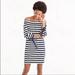 J. Crew Dresses | Jcrew Off The Shoulder Shift Dress | Color: Blue/White | Size: S