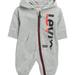 Levi's One Pieces | *Like-New* Levi's Zip-Up Baby Boy’s Coverall | Color: Gray | Size: Newborn
