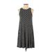 Old Navy Casual Dress - A-Line: Black Graphic Dresses - Women's Size X-Small