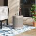 Sol 72 Outdoor™ Kallie Stone/Concrete Side Table Stone/Concrete in Black/Gray | 18.5 H x 15.75 W x 15.75 D in | Wayfair