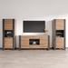 Orren Ellis Rushayne Entertainment Center for TVs up to 75" Wood in Gray | Wayfair 515422CC595544E8B7030190ECE9AA70