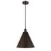 Innovations Lighting Bruno Marashlian Ballston Cone 16 Inch Large Pendant - 516-1P-OB-MBC-16-OB-LED