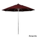 Riviera 9-foot Push Open Silver-finished Round Umbrella by Havenside Home, Base Not Included