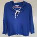 American Eagle Outfitters Tops | American Eagle Blue Light Sweatshirt | Color: Blue/White | Size: S