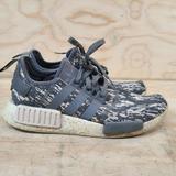 Adidas Shoes | Adidas (Cq0858) - Nmd R1 Boost Glitch Camo Gray Running Shoes - Men's Us 8.5 | Color: Gray | Size: 8.5