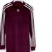 Adidas Dresses | Adidas Originals Trefoil Three Stripe Velvet Maxi Dress - Xs | Color: Purple/Black | Size: Xs