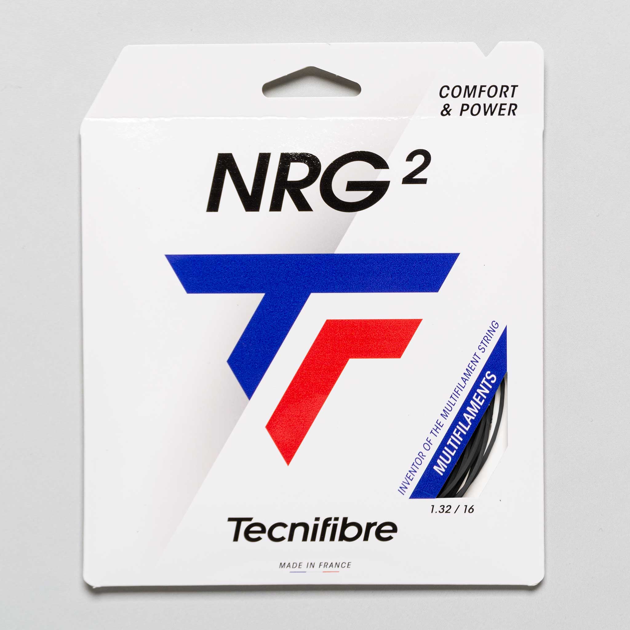 Tecnifibre NRG2 16 Black 1.32 Tennis String Packages