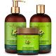 SheaMoisture Power Greens Curly Hair Moringa And Avocado Shampoo, Conditioner And Reconstructor Dry Hair Moringa Avocado to moisturize