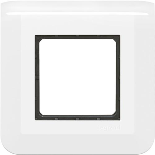 Legrand - Plaque Mosaic avec support à griffes pour 2 modules - Blanc