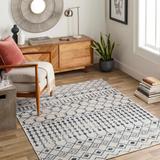 Modderfontein 7'10" x 10' Updated Traditional Farmhouse Blue/Ink Blue/Light Beige/Light Gray/Teal/Peach Washable Area Rug - Hauteloom