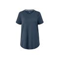 Longshirt, blau