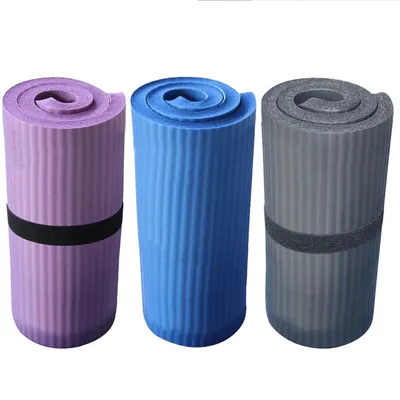 Mini tapis de Yoga antidérapant NBR tapis de Sport souple Pilates coussins pliables pour les