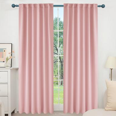 Deconovo Back Tab Blackout 52 Width Curtains (2 Panel)