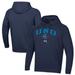 Men's Under Armour Navy New Orleans Privateers All Day Fleece Pullover Hoodie