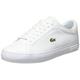 Lacoste Sport Men's POWERCOURT 1121 1 SMA Sneakers, Wht/Wht, 10 UK