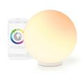 Ex-Pro Smart Wi-Fi Mood Lamp, Dimmable RGB LED Colour Changing Table Night Light with App & Voice Control, Compatible with Google Assistant or Alexa