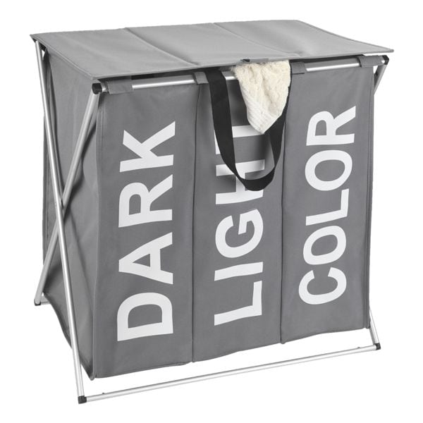 Wenko Wäschesammler »Trio Top« 118 l grau Image