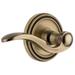 Grandeur Soleil Solid Brass Dummy Door Lever Set with Bellagio Lever