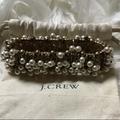 J. Crew Jewelry | Jcrew Stretch Small Pearl Dynamic Bracelet | Color: Cream/Gold | Size: Os