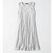 American Eagle Outfitters Dresses | American Eagle Soft & Sexy Tank Swing Back Cutout Keyhole Dress | Color: Gray | Size: Xs