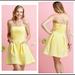 Lilly Pulitzer Dresses | Lilly Pulitzer Yellow Blossom Strapless Dress 00 And Size 2 | Color: Yellow | Size: Various