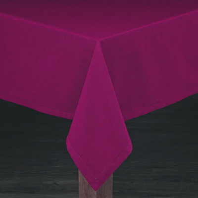 AMETHYST TABLECLOTHS by LINTEX LINENS in Cranberry (Size 70" ROUND)