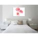 Latitude Run® "Pink Scabiosa Trio" Gallery W xrapped Canvas By Elise Catterall Canvas in Pink/Red/White | 15 H x 20 W x 1.5 D in | Wayfair