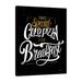 Trinx "Guilty Pleasures Black Crop" Gallery Wrapped Canvas By Becky Thorns Canvas in White | 48 H x 36 W x 1.5 D in | Wayfair