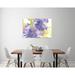 Red Barrel Studio® "Violet & Gray I" Gallery Wrapped Canvas By Chris Paschke Metal in Green/Indigo | 40 H x 60 W x 1.5 D in | Wayfair