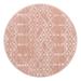 White 36 x 0.33 in Area Rug - Kelly Clarkson Home Zoey Geometric Rose Pink Area Rug, Polypropylene | 36 W x 0.33 D in | Wayfair