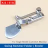 A11(S72L) Overlock Swing Hemmer Folder/classeur pour aiguille unique lockstitch accessoires de