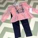 Jessica Simpson Matching Sets | Jessica Simpson Floral Two Piece | Color: Blue/Pink | Size: 2tg