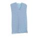 Madewell Dresses | Madewell Oversized Striped Mini Dress Light Blue White | Color: Blue/White | Size: Xxs