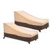 F&J Outdoors Patio Chaise Lounge Covers w/ 2 Year Warranty in Brown | 30 W in | Wayfair FJ-Pro-US-24(2)