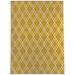 White 24 x 0.08 in Area Rug - Orren Ellis Lasse YELLOW Outdoor Rug By Becky Bailey Polyester | 24 W x 0.08 D in | Wayfair