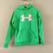 Under Armour Tops | Euc Under Armour Green And Pink Hooded Sweatshirt | Color: Green/Pink | Size: M