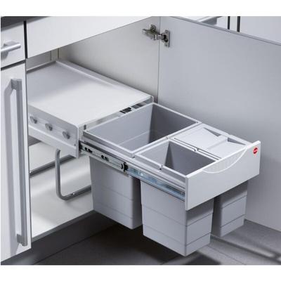 Mülleimer Küche, Einbau ab 40cm Schrank, Trennsystem Tandem - Hailo Image