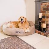 Majestic Pet Products Suede Bagel Bolster Dog Bed Polyester/Faux Suede in Green | 7 H x 23 W x 32 D in | Wayfair 720570928565