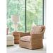 Swivel Chair - Tommy Bahama Home Palm Desert Soren Swivel Chair Polyester in Orange | 35 H x 30.5 W x 35 D in | Wayfair 1934-11SW-42